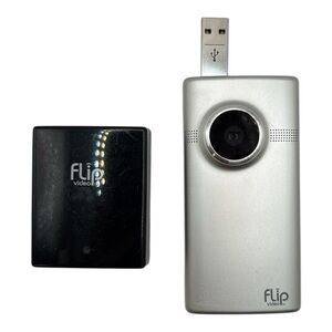 Cisco Flip Mino HD M2120 Flash Media Video Camera Mini Camcorder FOR PARTS